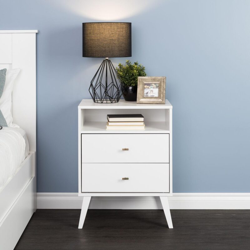 Prepac Milo 2-Drawer Tall Nightstand - Image 8