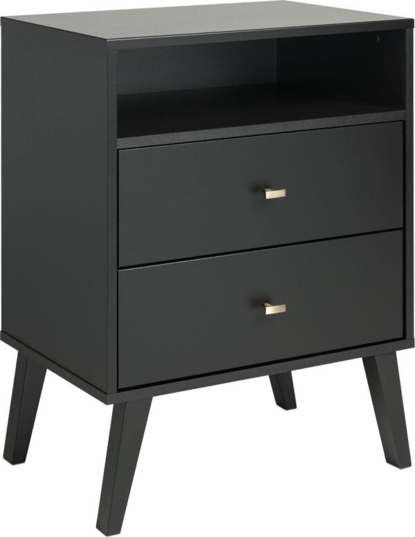 Prepac Milo 2-Drawer Tall Nightstand