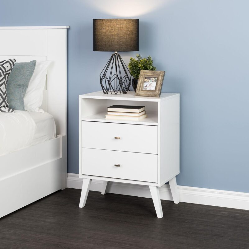 Prepac Milo 2-Drawer Tall Nightstand - Image 2
