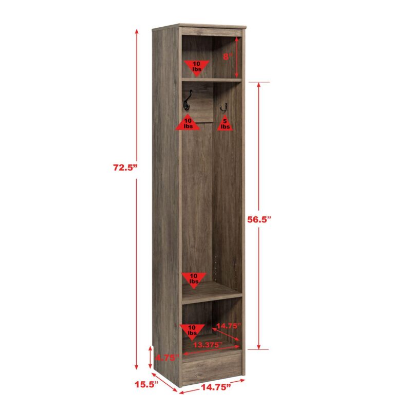 Prepac Narrow Entryway Organizer - Image 10