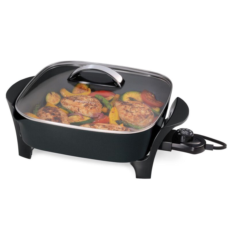 Presto 12-in. Electric Skillet and Cover - Image 2
