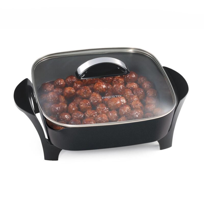 Presto 12-in. Electric Skillet and Cover - Image 4