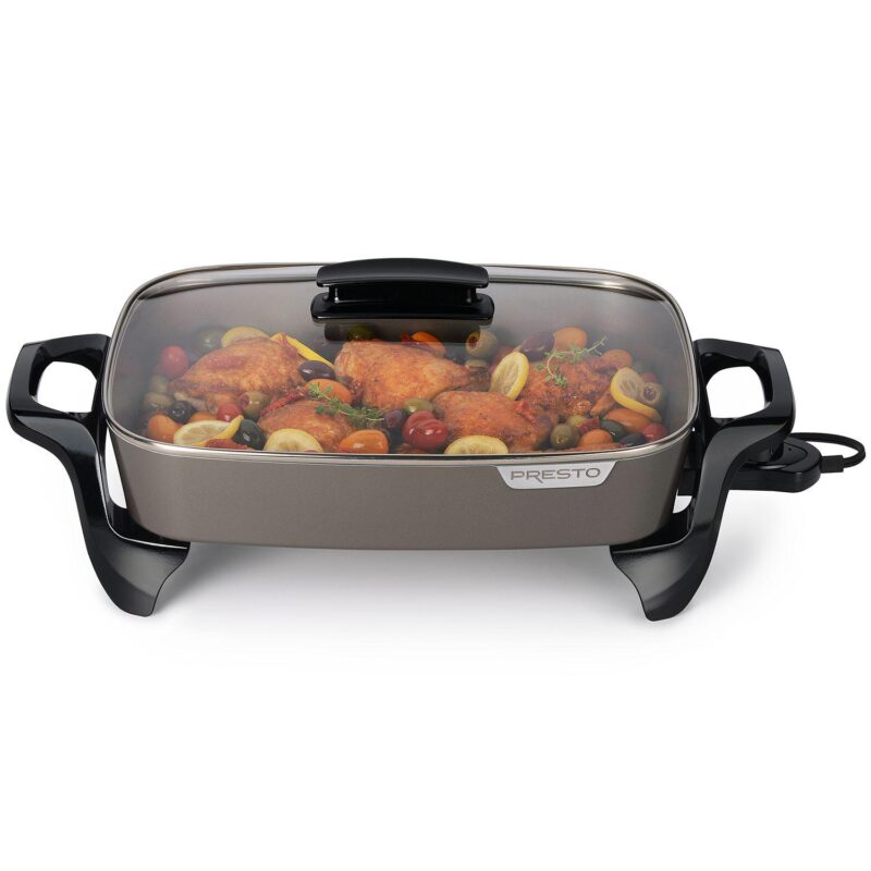 Presto 16-in. Ceramic Electric Skillet with Glass Cover - Image 3