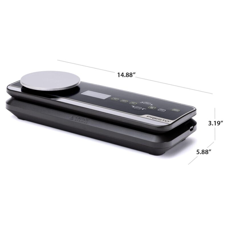 Presto FreshDaddy Premium Electric Vacuum Sealer with Digital Scale - Image 10