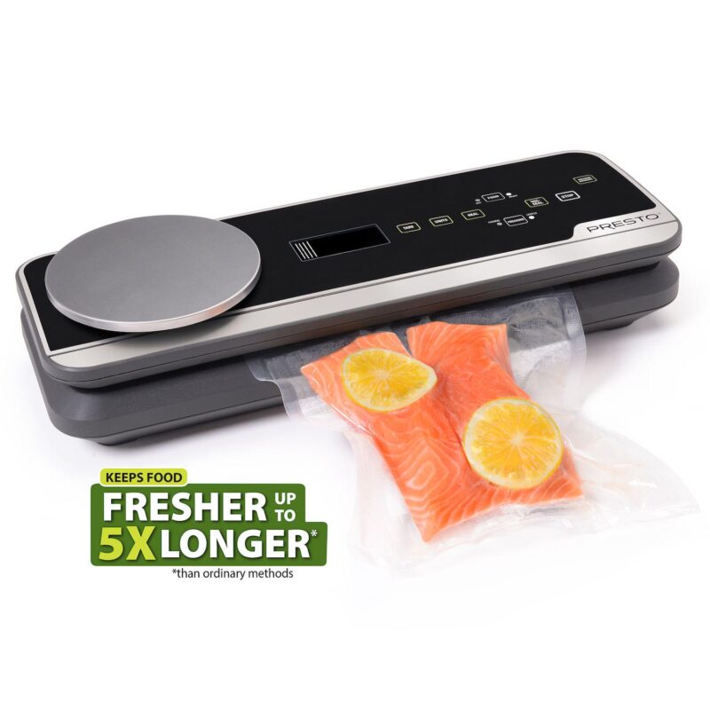Presto FreshDaddy Premium Electric Vacuum Sealer with Digital Scale - Image 4