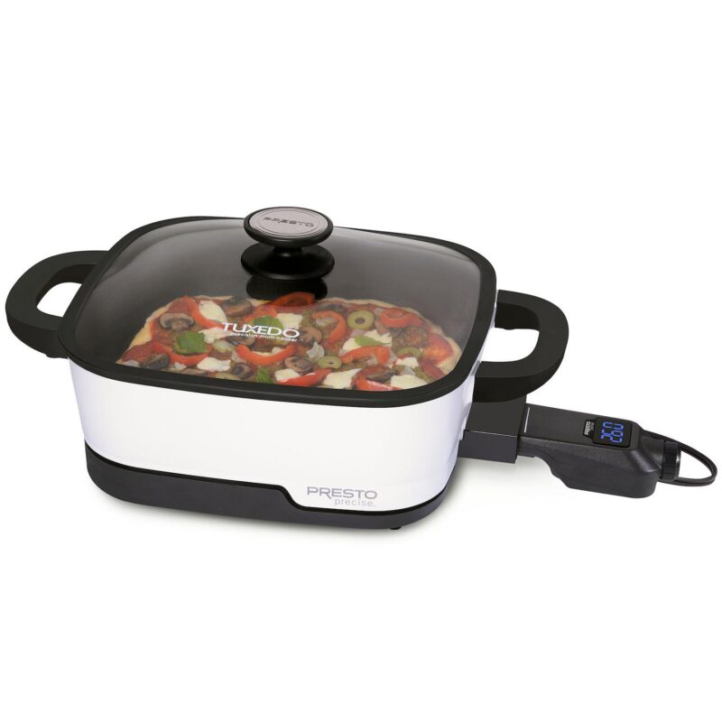 Presto Precise 12-in. Tuxedo Digital Precision Skillet Multi-Cooker - Image 7