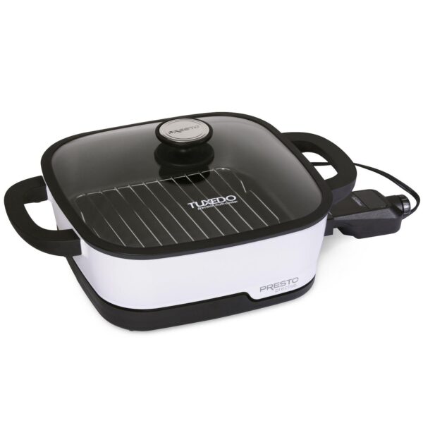 Presto Precise 12-in. Tuxedo Digital Precision Skillet Multi-Cooker