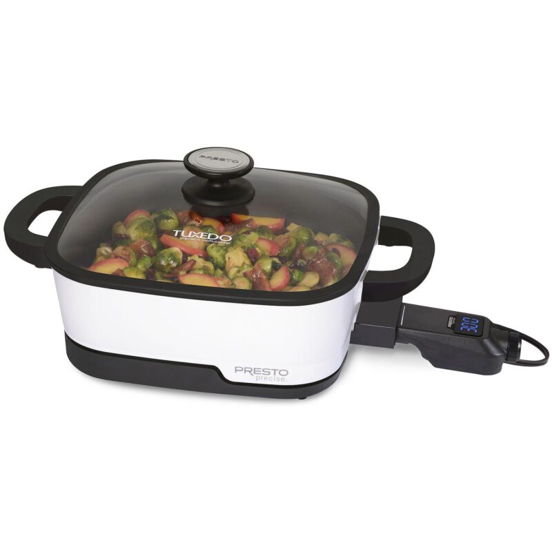 Presto Precise 12-in. Tuxedo Digital Precision Skillet Multi-Cooker - Image 3