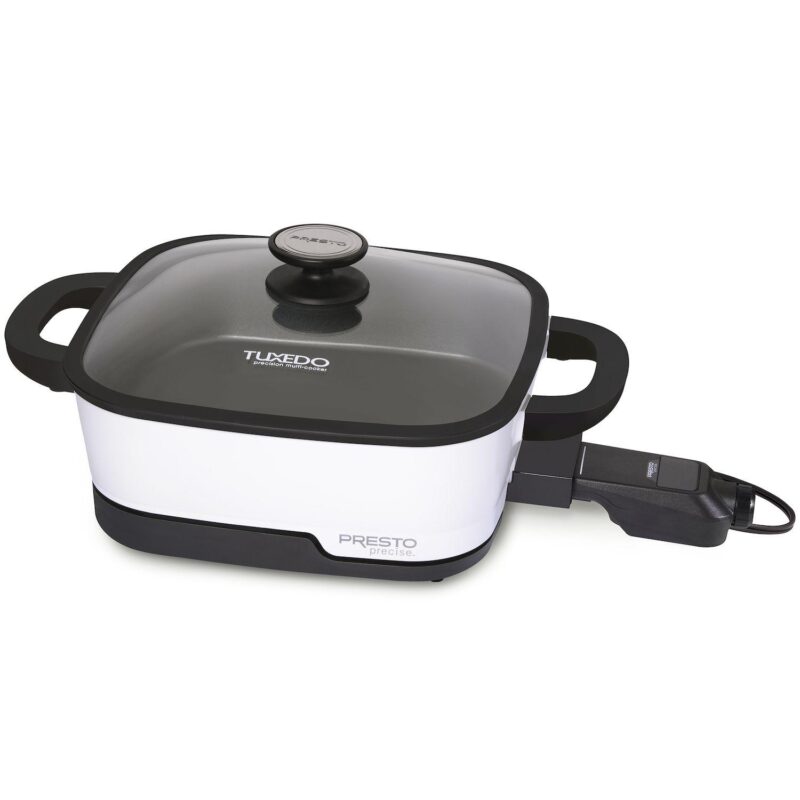 Presto Precise 12-in. Tuxedo Digital Precision Skillet Multi-Cooker - Image 8
