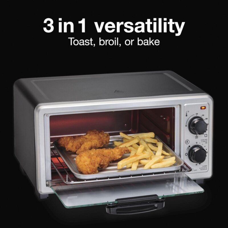 Proctor Silex 4-Slice Toaster Oven Broiler - Image 3