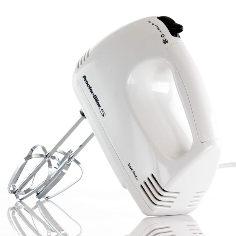 Proctor Silex Easy Mix 5 Speed Hand Mixer in White - Image 2