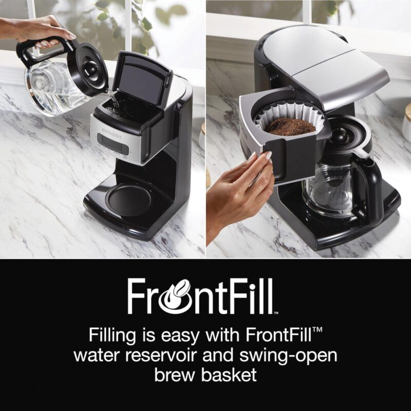Proctor Silex FrontFill 12-Cup Programmable Coffee Maker - Image 4