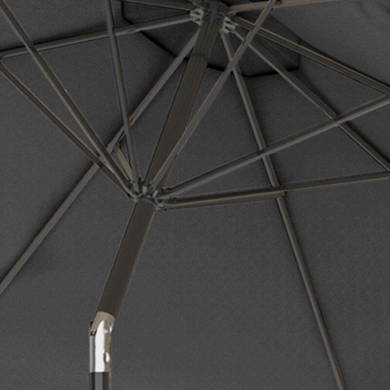 Pure Garden 10-ft. Easy Crank Auto Tilt Outdoor Patio Umbrella - Image 9