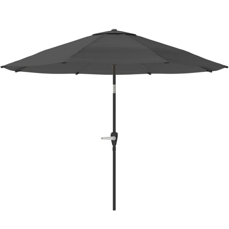 Pure Garden 10-ft. Easy Crank Auto Tilt Outdoor Patio Umbrella - Image 6