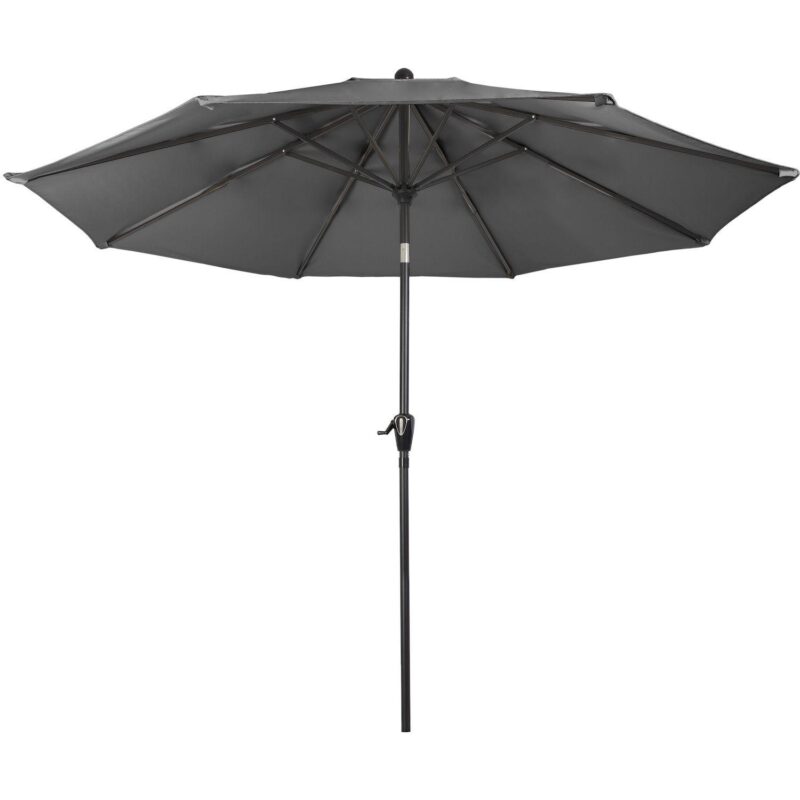 Pure Garden 10-ft. Easy Crank Auto Tilt Outdoor Patio Umbrella - Image 8