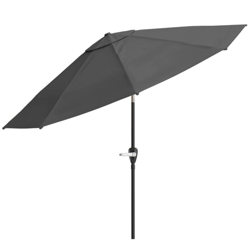 Pure Garden 10-ft. Easy Crank Auto Tilt Outdoor Patio Umbrella - Image 14