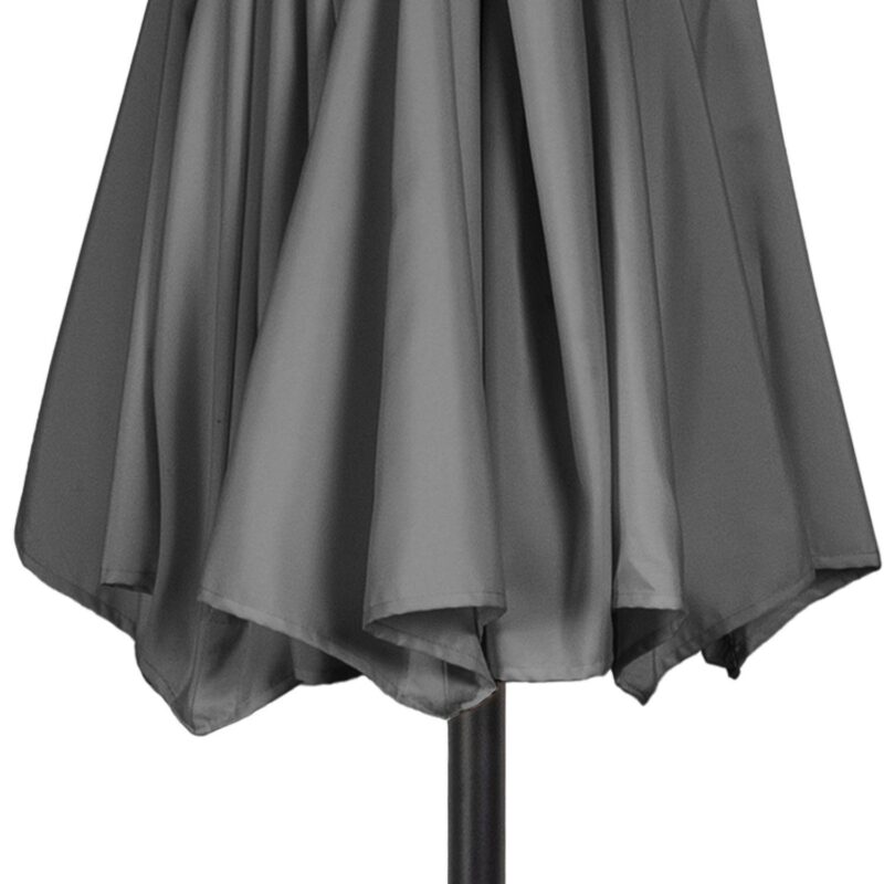 Pure Garden 9-ft. Easy Crank Outdoor Patio Umbrella with Vented Canopy - Image 9