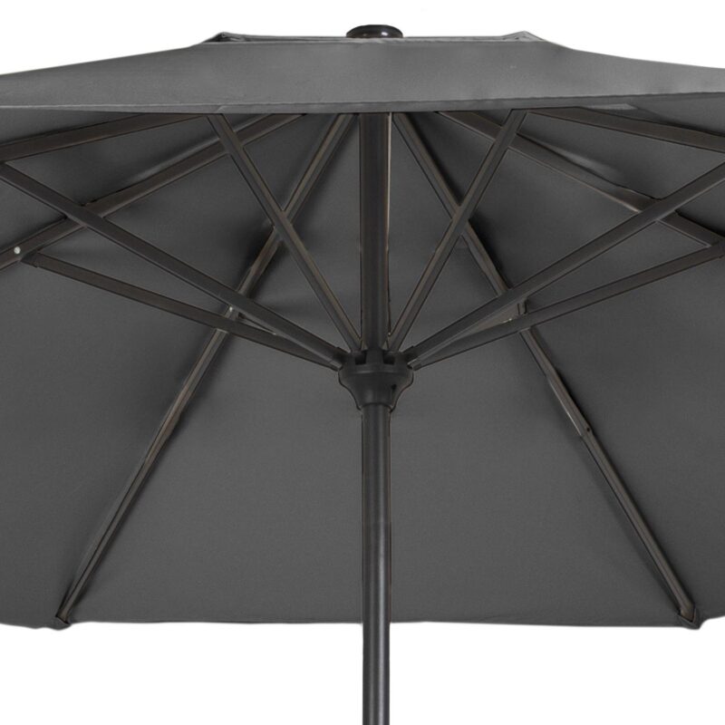 Pure Garden 9-ft. Easy Crank Outdoor Patio Umbrella with Vented Canopy - Image 8