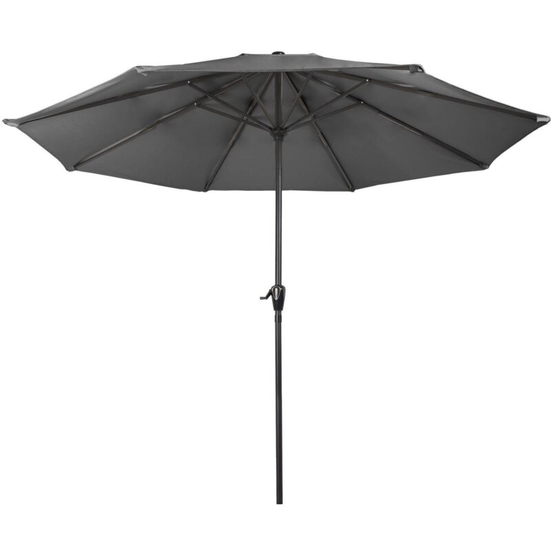 Pure Garden 9-ft. Easy Crank Outdoor Patio Umbrella with Vented Canopy - Image 7