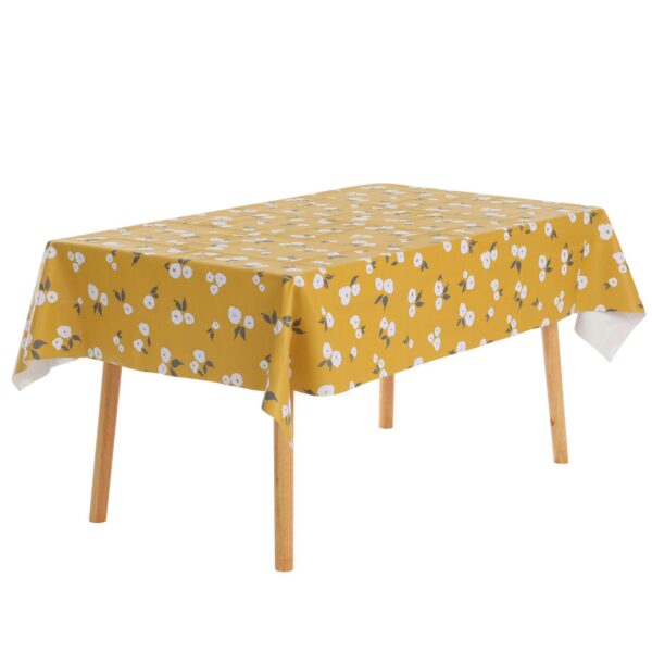 Pvc Resistant Dinner Restaurant Waterproof Table Cover 1 Pc, 55  X 79