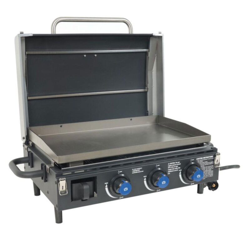 Razor 34.5  3-Burner Portable Tabletop Griddle for Backyard Cooking and Camping - Image 5