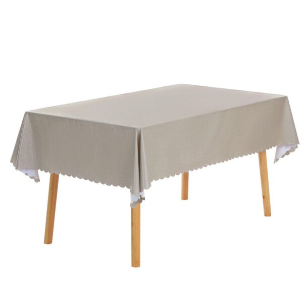 Rectangle Oil-proof Spill-proof Water Resistance Pvc Table Cover 1 Pc, 55  X 118