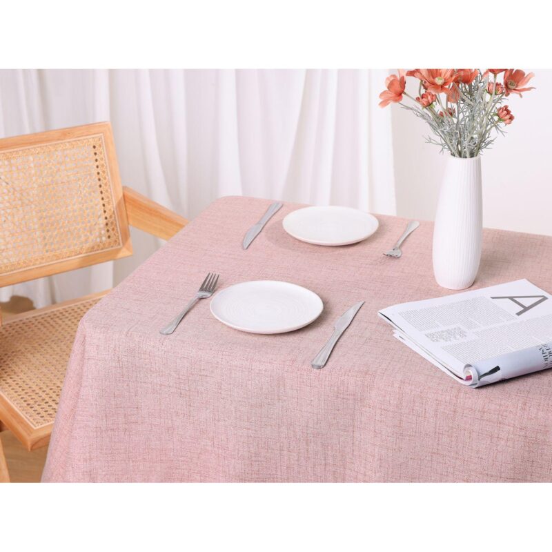 Rectangle Tablecloth With Fringe For Indoor And Outdoor 52  X 87 - Image 5