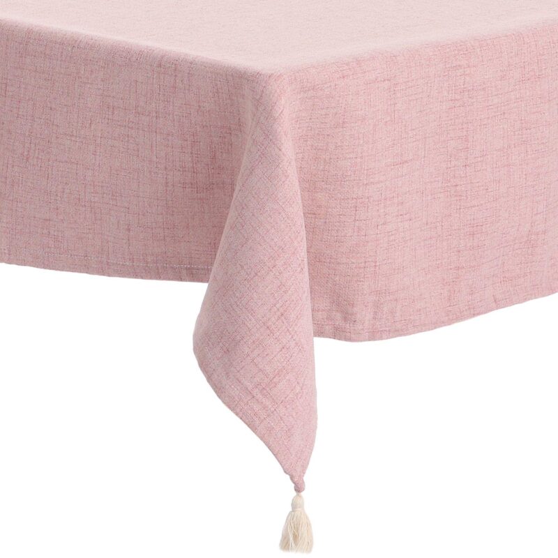 Rectangle Tablecloth With Fringe For Indoor And Outdoor 52  X 87 - Image 4