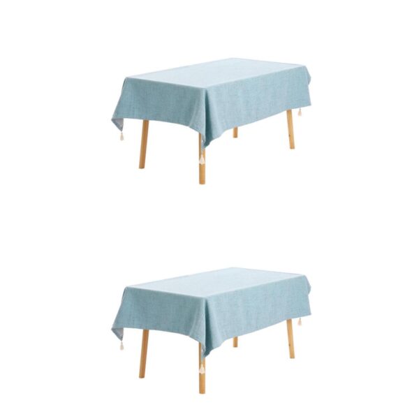 Rectangle Tablecloth With Fringe For Indoor And Outdoor