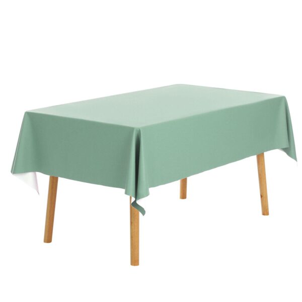 Rectangle Washable Water Resistance Tpu Table Cover 1 Pc, 55  X 79