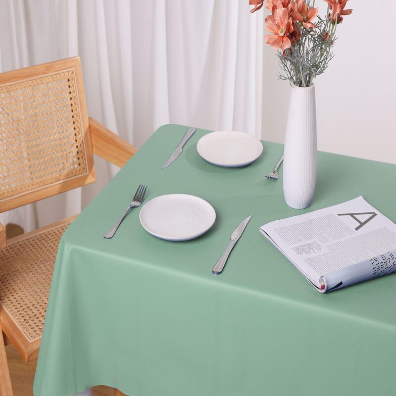 Rectangle Washable Water Resistance Tpu Table Cover 1 Pc, 55  X 79 - Image 5