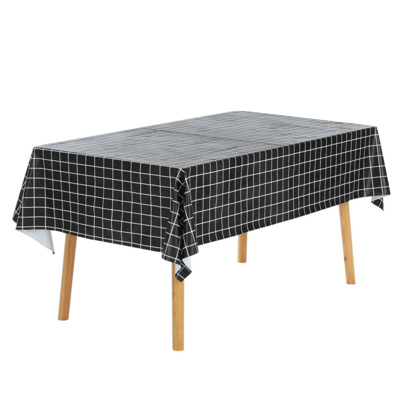 Rectangle Wrinkle Resistant Waterproof Pvc Table Cover 1 Pc, 55  X 79 - Image 7