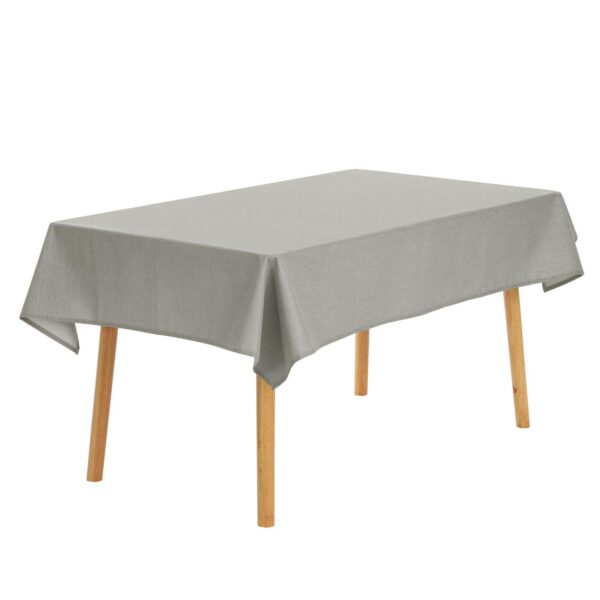 Rectangle Wrinkle-resistant Washable Polyester Linen Table Cover, 51  X 79