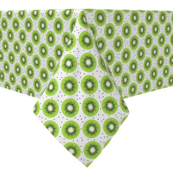 Rectangular Tablecloth, 100% Cotton, 60x120 , Kiwi Slices