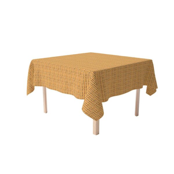 Rectangular Tablecloth, 100% Polyester, 60x120 , Bam boo Cane Wicker