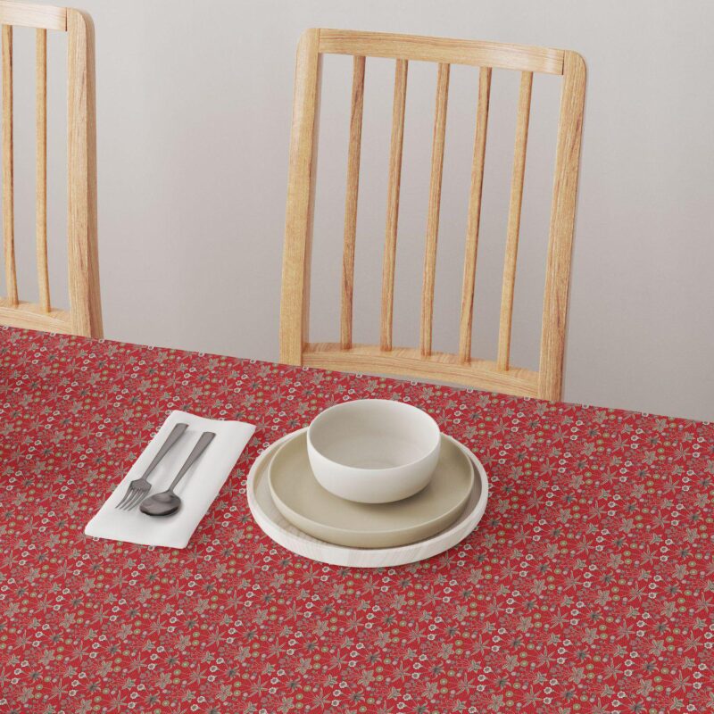 Rectangular Tablecloth, 100% Cotton, 60x84 , Floral 56 - Image 4