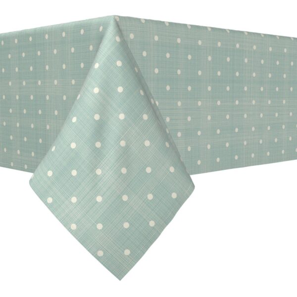 Rectangular Tablecloth, 100% Polyester, 60x104 , Textured Dots