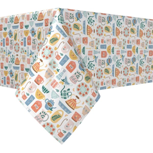 Rectangular Tablecloth, 100% Cotton, 60x84 , Kitchen Cookware