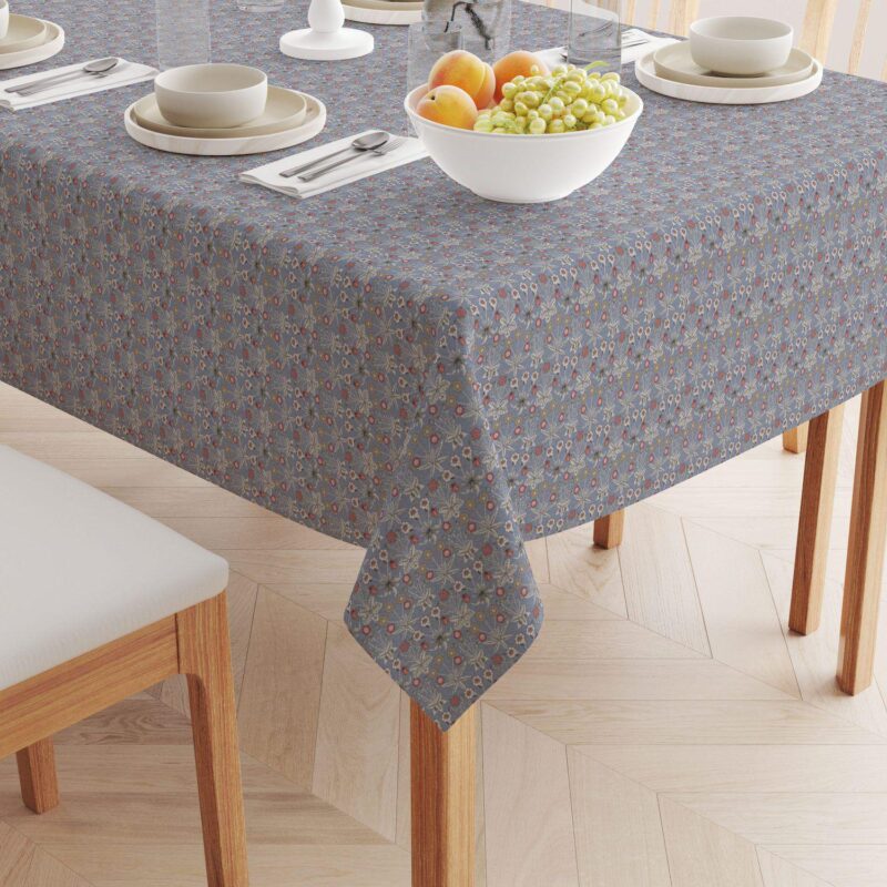 Rectangular Tablecloth, 100% Cotton, 52x120 , Floral 50 - Image 2