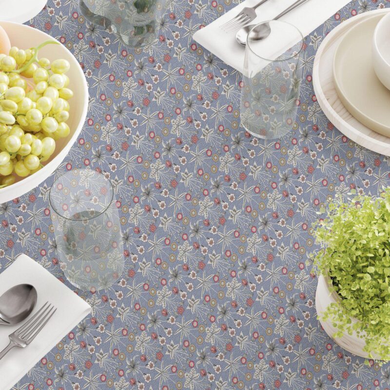 Rectangular Tablecloth, 100% Cotton, 52x120 , Floral 50 - Image 3