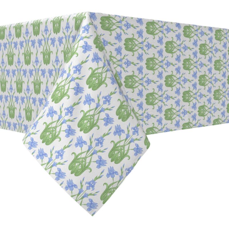 Rectangular Tablecloth, 100% Cotton, 52x104 , Floral 92