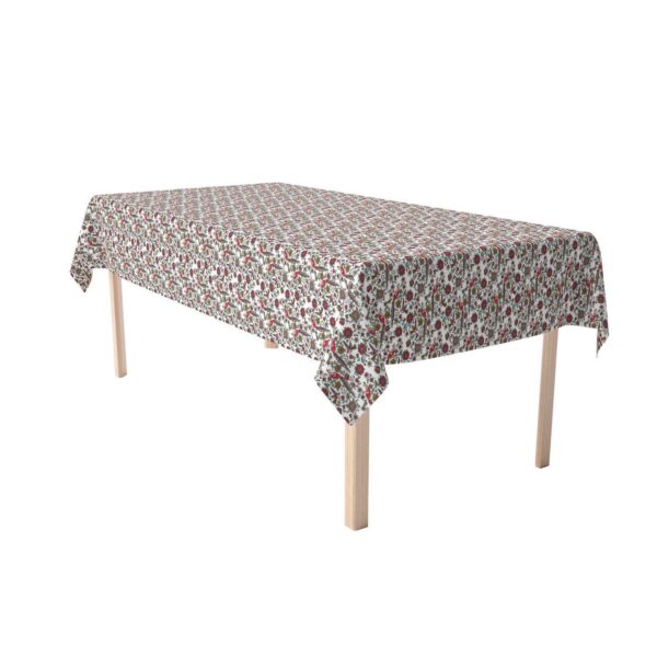 Rectangular Tablecloth, 100% Cotton, 52x104 , Floral 52