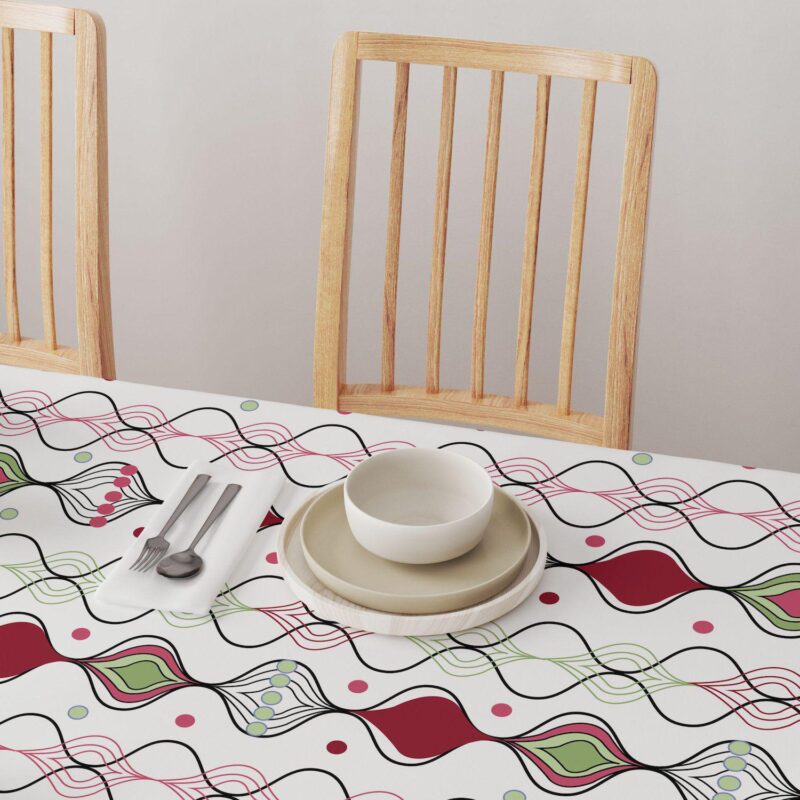 Rectangular Tablecloth, 100% Cotton, 52x104 , Floral 99 - Image 4