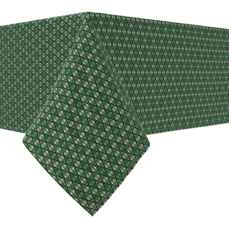 Rectangular Tablecloth, 100% Cotton, 52x104 , Floral 9
