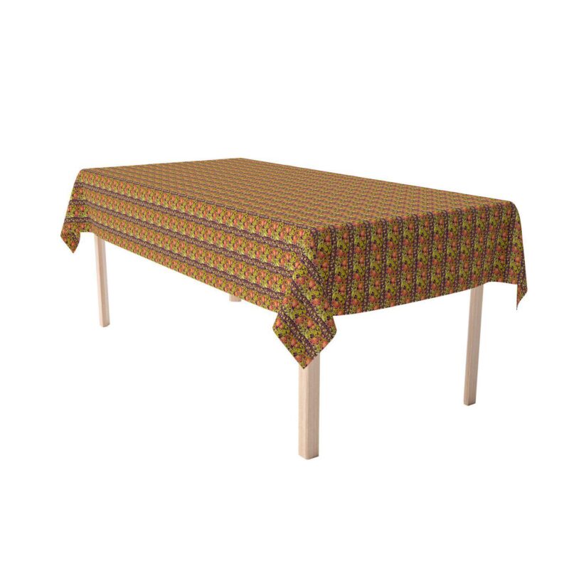 Rectangular Tablecloth, 100% Cotton, 52x84 , Floral 6