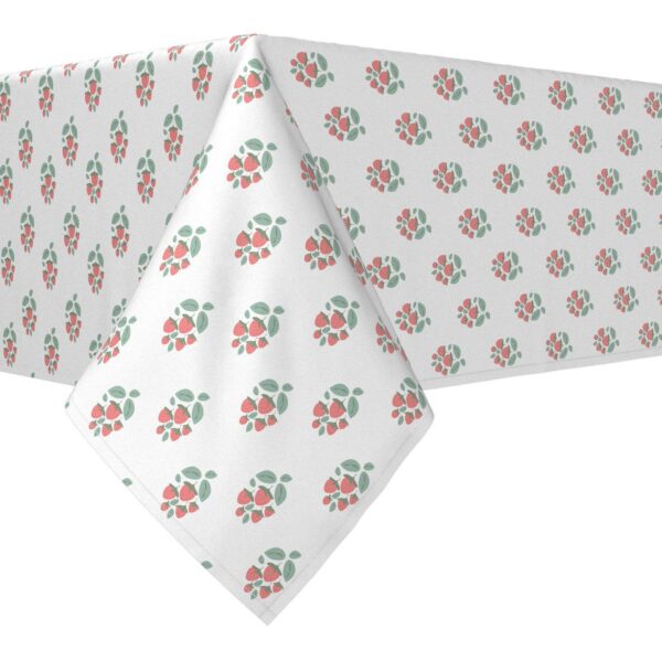 Rectangular Tablecloth, 100% Polyester, 60x120 , Strawberry Bushes