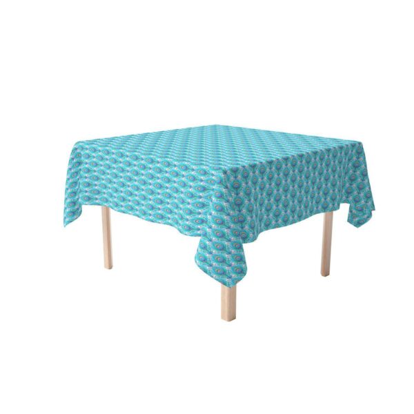 Rectangular Tablecloth, 100% Cotton, 52x120 , Floral 107