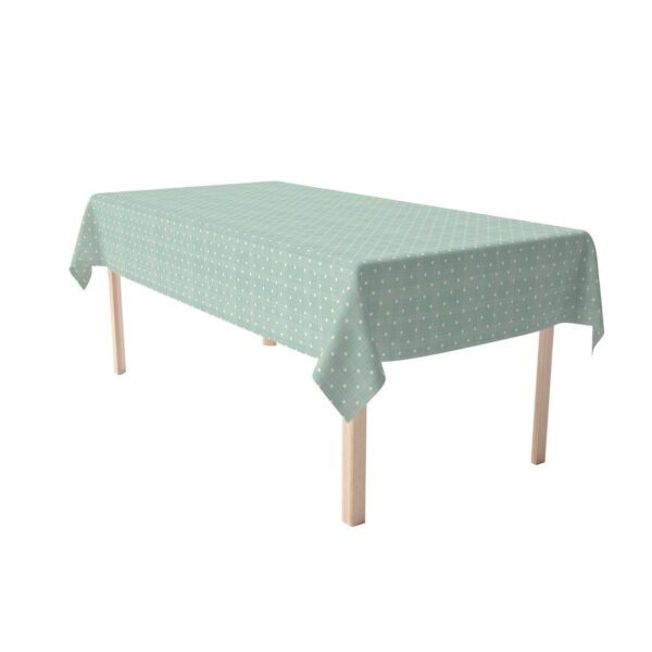 Rectangular Tablecloth, 100% Polyester, 60x84 , Textured Dots