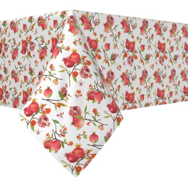 Rectangular Tablecloth, 100% Polyester, 60x120 , Pomegranate Paradise