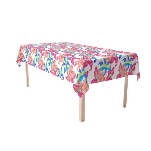 Rectangular Tablecloth, 100% Cotton, 60x84 , Floral 88